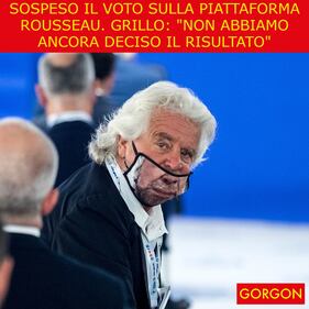 Ecco la satira del giorno. Sospeso il voto Rousseau 1