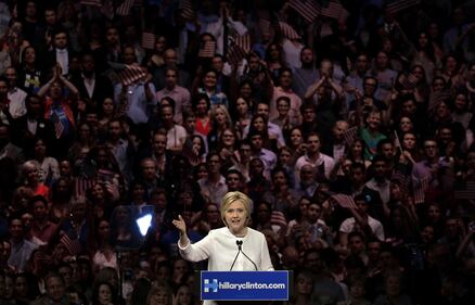 Hillary Clinton festeggia a Brooklyn 2