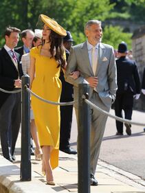 Royal Wedding: George Clooney e Amal alle nozze 9