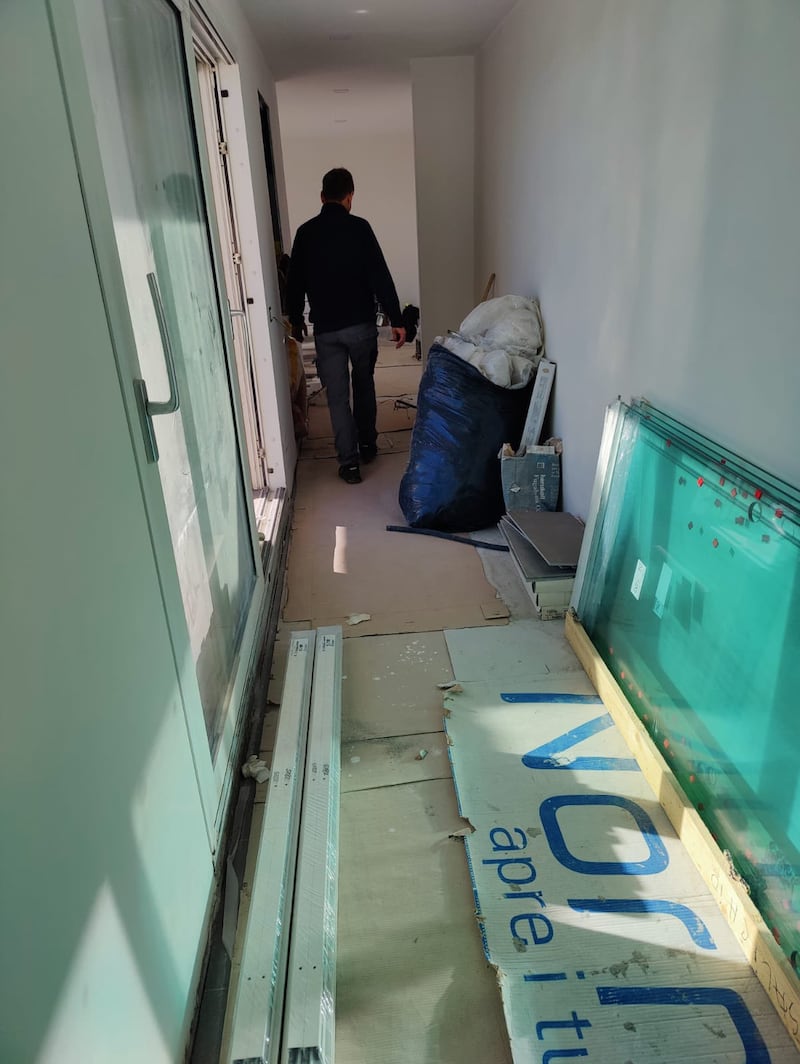 Lavori in corso nella casa di Crosetto 6