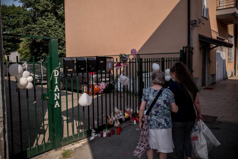 La casa in cui viveva la piccola Diana