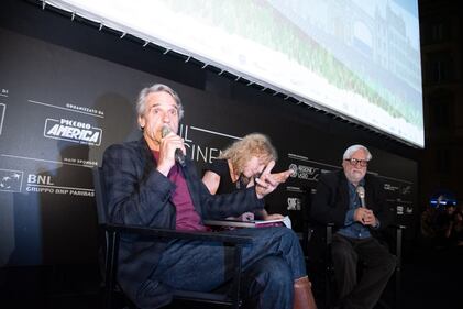 Jeremy Irons al Cinema America in solidarietà dei ragazzi aggrediti di Roma 4