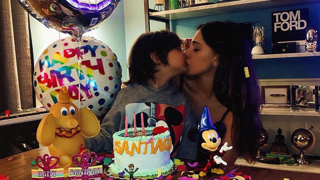 Belen festeggia il compleanno di Santiago