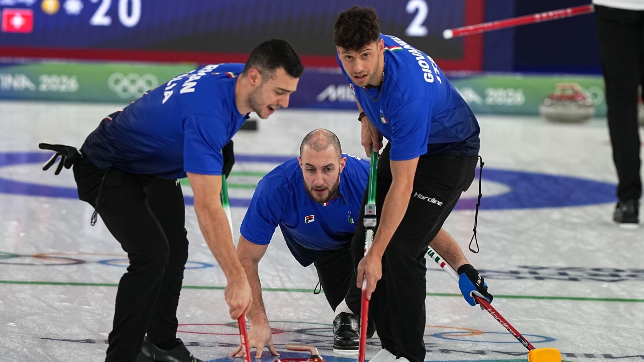 Finiscono le Olimpiadi dell’Italia del curling. Azzurri sconfitti dalla Svizzera ed eliminati