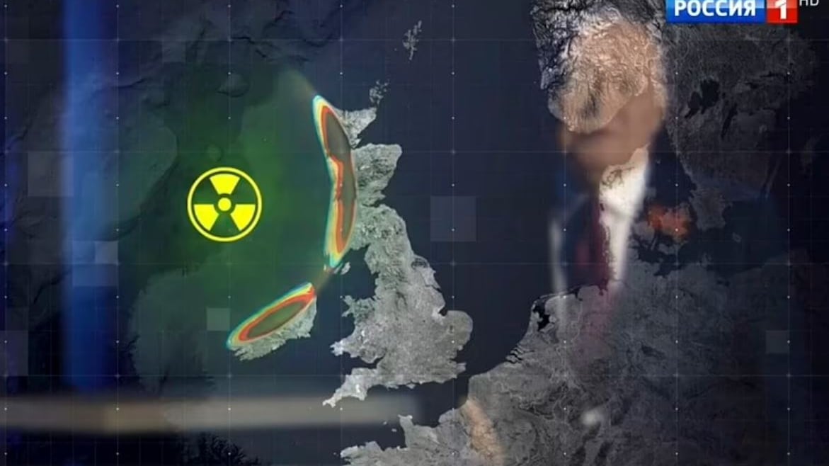 "Tsunami atomico sulla Gran Bretagna". Le nuove folli minacce della tv russa