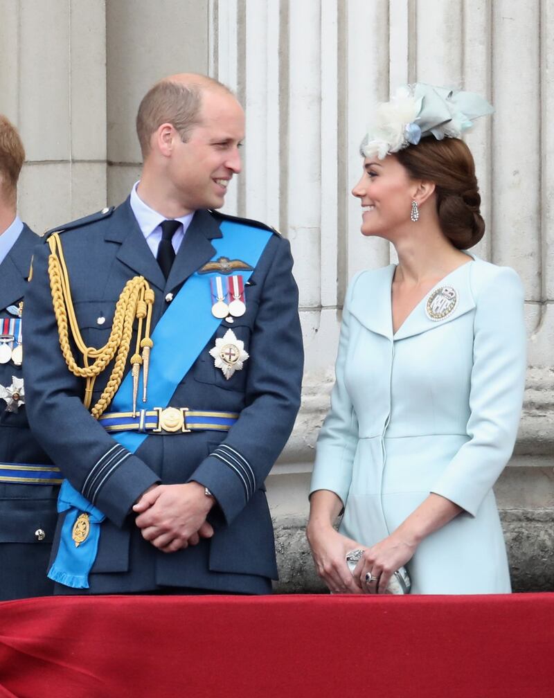 Meghan Markle e Kate Middleton al centenario del Raf 1