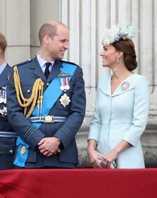 Meghan Markle e Kate Middleton al centenario del Raf 1