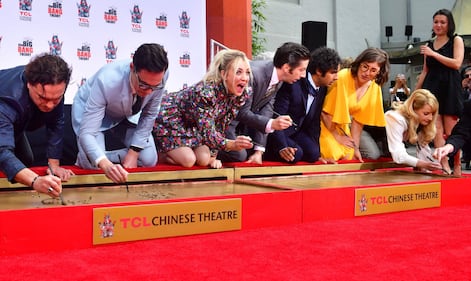 The Big Bang Theory, le impronte al Chinese Theather: foto 5