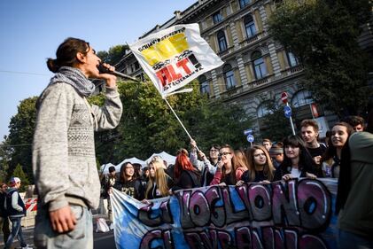 Corteo di studenti in protesta  20