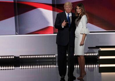 Melania, l'aspirante first lady in abito bianco alla convention 20