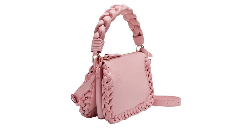 Borsa Braided Altuzarra in pelle malva