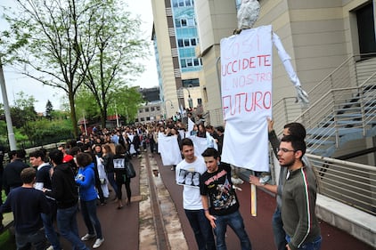 Università San Raffaele, occupazione degli studenti 3