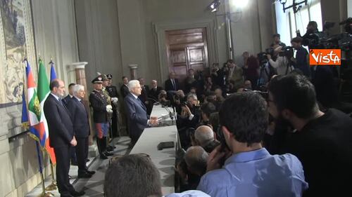 Consultazioni, il messaggio di Mattarella 7
