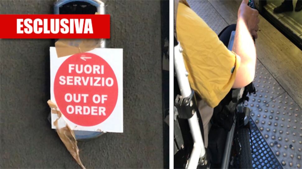 Roma, una stazione metro su due è inaccessibile ai disabili