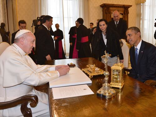 Obama dal Papa: "Meraviglioso incontrarla"