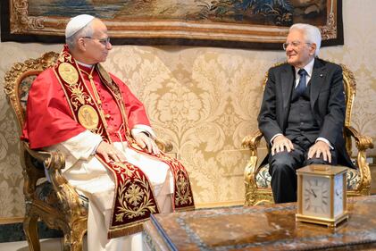 Papa Leone XIV in visita al Quirinale 20