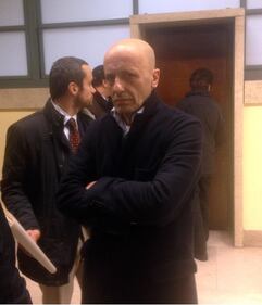 Il direttore Sallusti al Tribunale di Milano 1