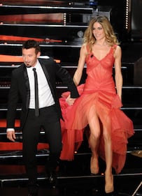 Insieme al festival di Sanremo nel 2013.