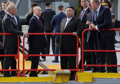 L'incontro tra Putin e Kim Jong Un al cosmodromo di Vostochny in Russia 9