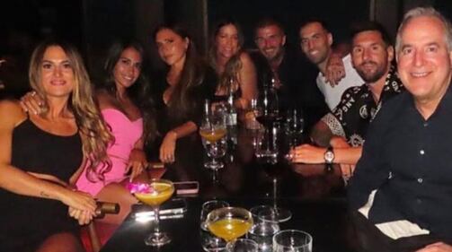 David Beckham e Leo Messi: cena stellare insieme alle mogli a Miami 2