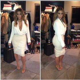 Kim Kardashian, décolleté provocante  6