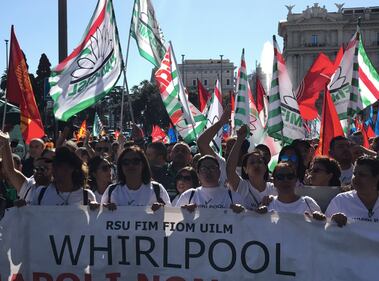 Whirlpool Napoli, lo sciopero degli operai 5