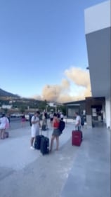 Il fuoco devasta Creta 3