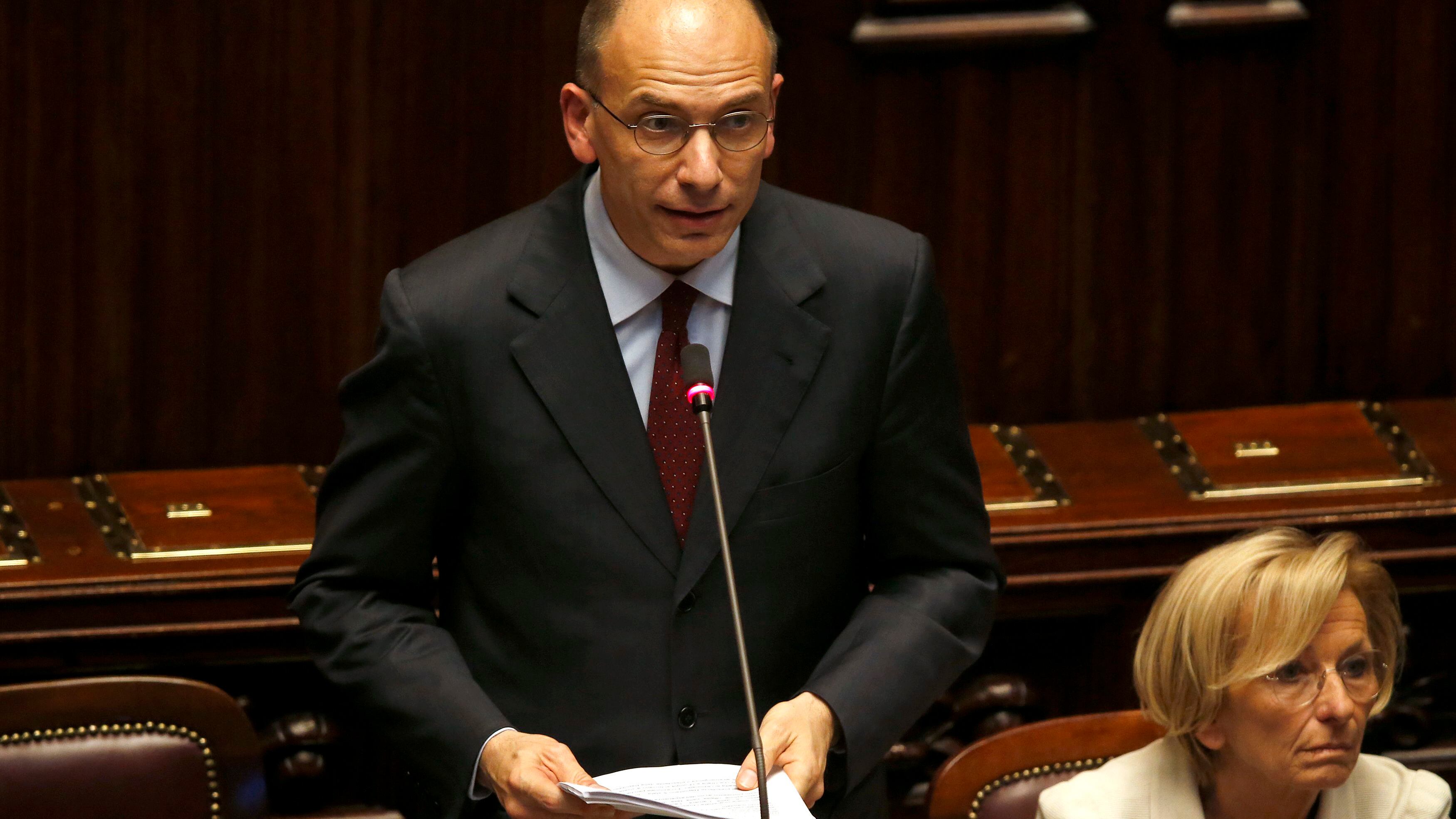 Il discorso di Enrico Letta alle Camere