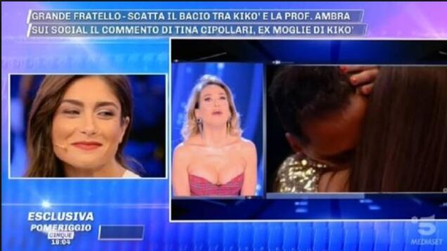 GF, Ambra dopo il bacio a Kikò: "Il mio ex non l'ha presa benissimo"