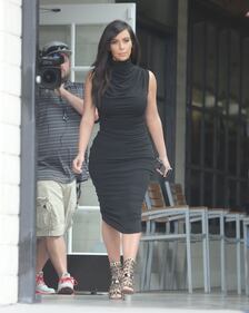 Kim Kardashian bellissima e formosa a Los Angeles 4