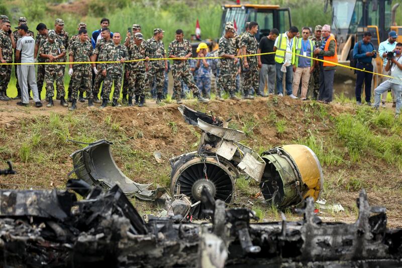 Le immagini dell'incidente aereo a Kathmandu 2