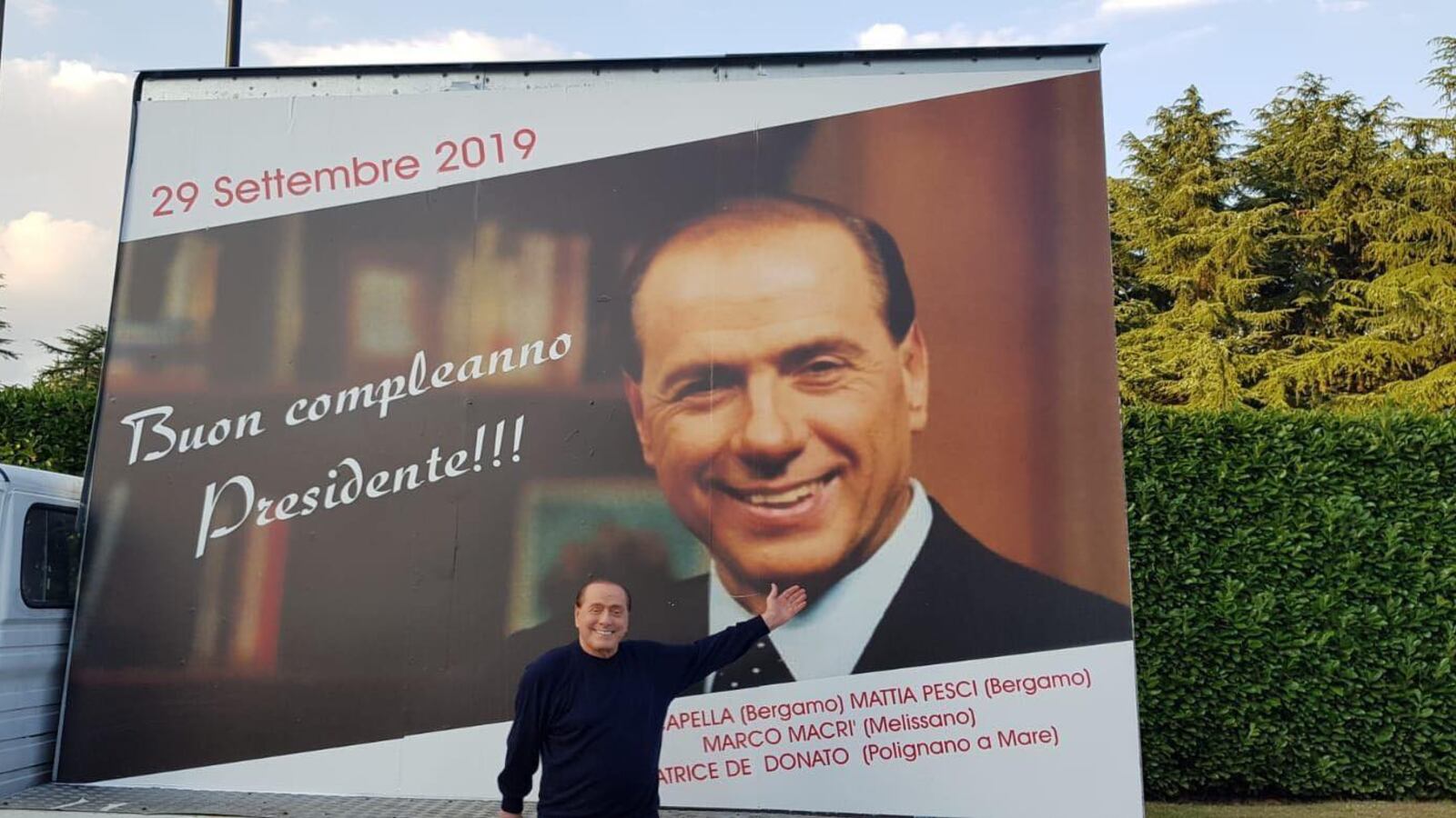 Gli auguri di amici e sostenitori a Silvio Berlusconi