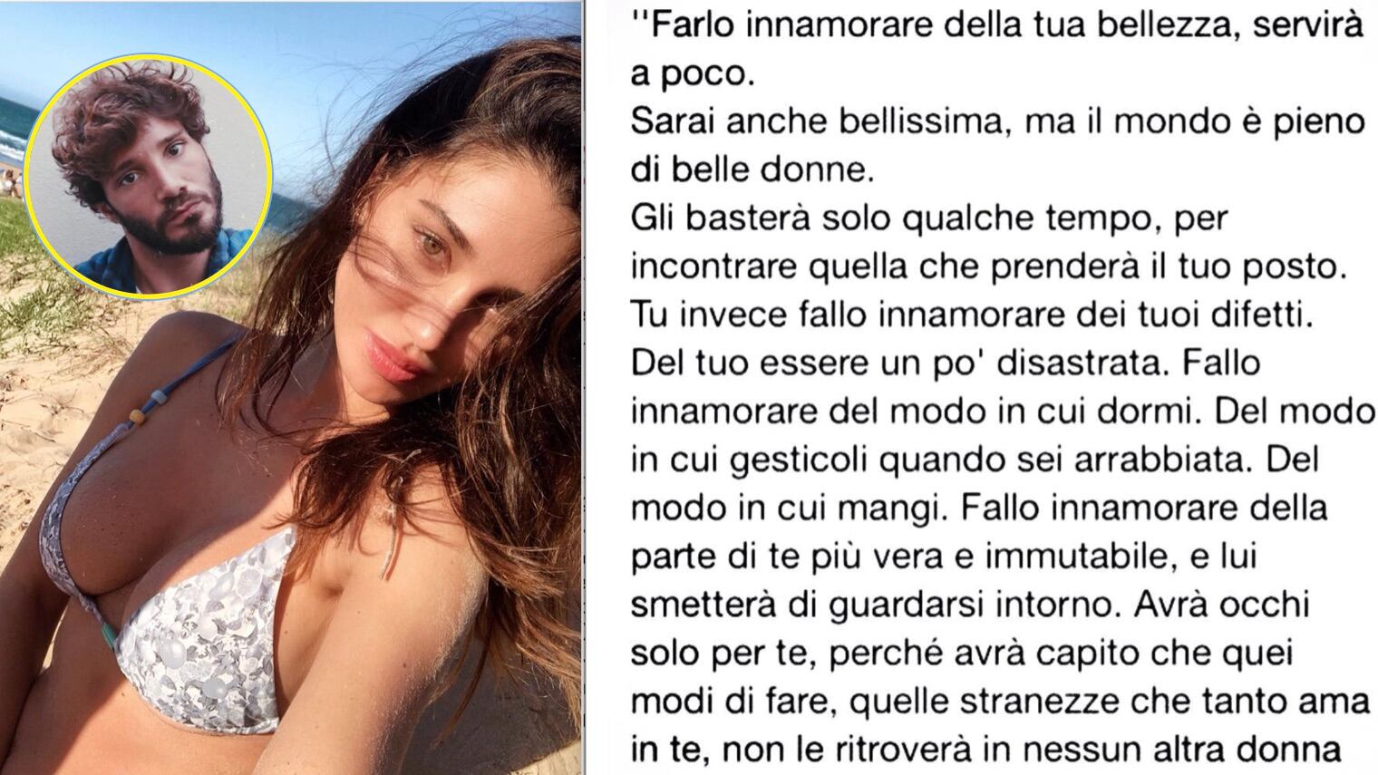 Il post "innamorato" di Belen