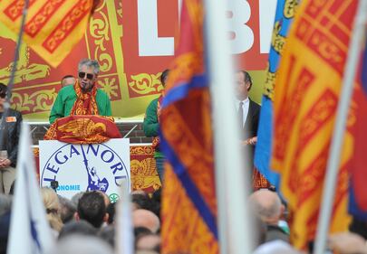 Verona, la manifestazione della Lega per i secessionisti 8