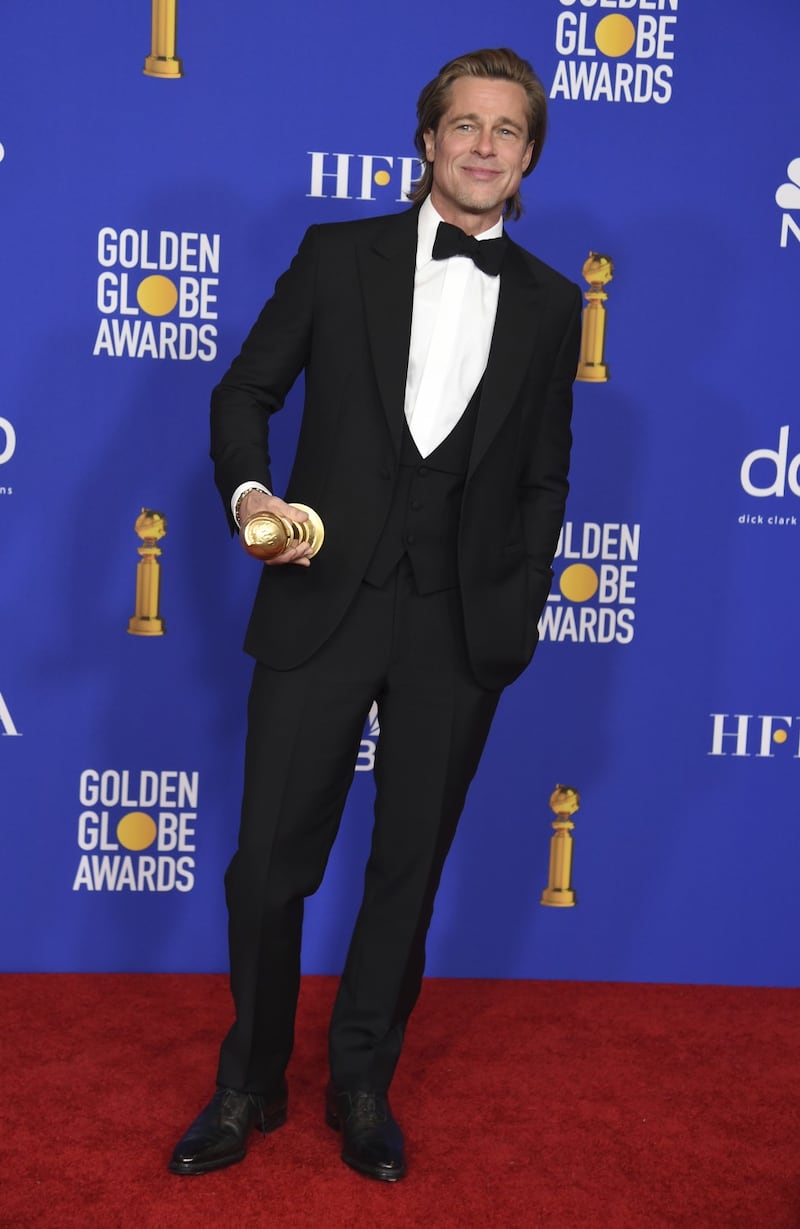 Brad Pitt e Jennifer Aniston ai Golden Globes 2020: foto 12