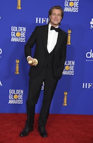 Brad Pitt e Jennifer Aniston ai Golden Globes 2020: foto 12