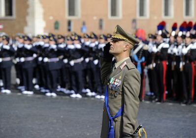La cerimonia all'Altare della Patria 7