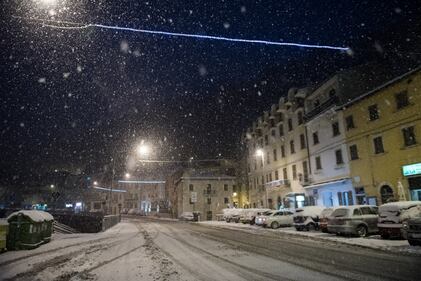 Maltempo, la neve nelle zone terremotate 14