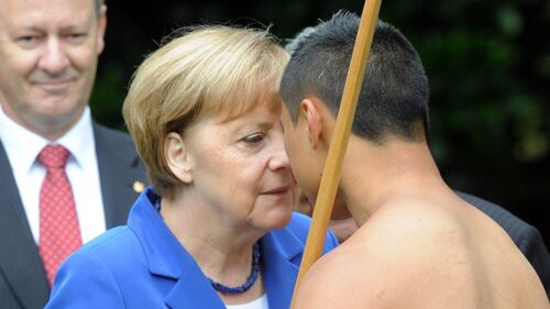 La Merkel (e un kiwi) in Nuova Zelanda 3