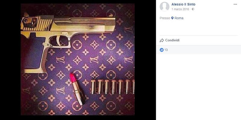 I post su Facebook di Alessio Il Sinto 1
