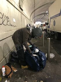 Sgomberato il tunnel in Centrale: degrado fuori controllo 5