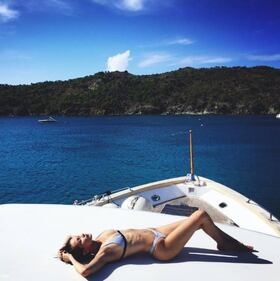 Gli angeli di Victoriaʼs Secret in costume alle Bahamas 32
