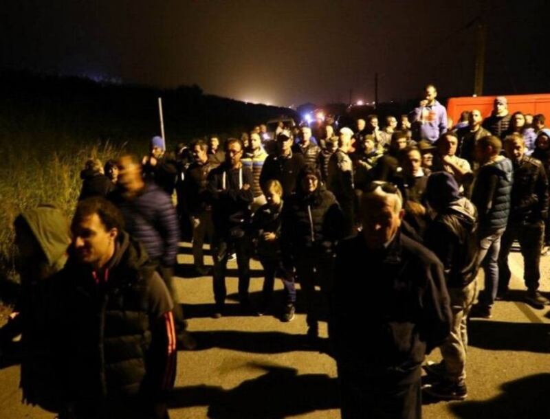 Ferrara, cittadini in strada contro i profughi 2