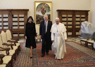 Melania Trump incontra Papa Francesco 10