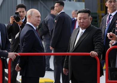 L'incontro tra Putin e Kim Jong Un al cosmodromo di Vostochny in Russia 8