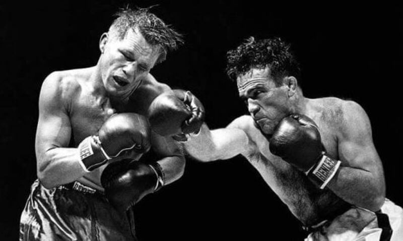 Cerdan in azione sul ring 