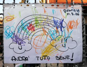 "Andrà tutto bene", il messaggio di speranza dei bimbi italiani 6