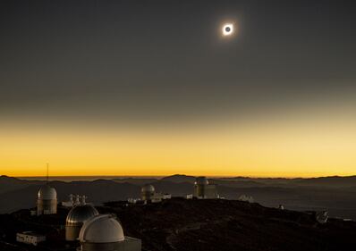 Lo spettacolo dell'eclissi solare 2
