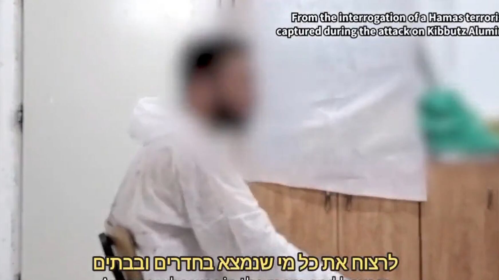 "Dovevamo uccidere, tagliare teste". L'interrogatorio dei terroristi di Hamas