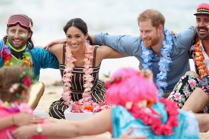 Il Principe Harry e Meghan Markle a una festa in spiaggia 5
